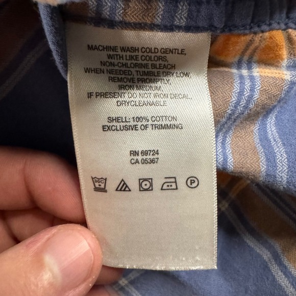 Columbia Mens L Button Down Plaid Long Sleeve Casual Shirt Fall Colors Everyday - Picture 8 of 10